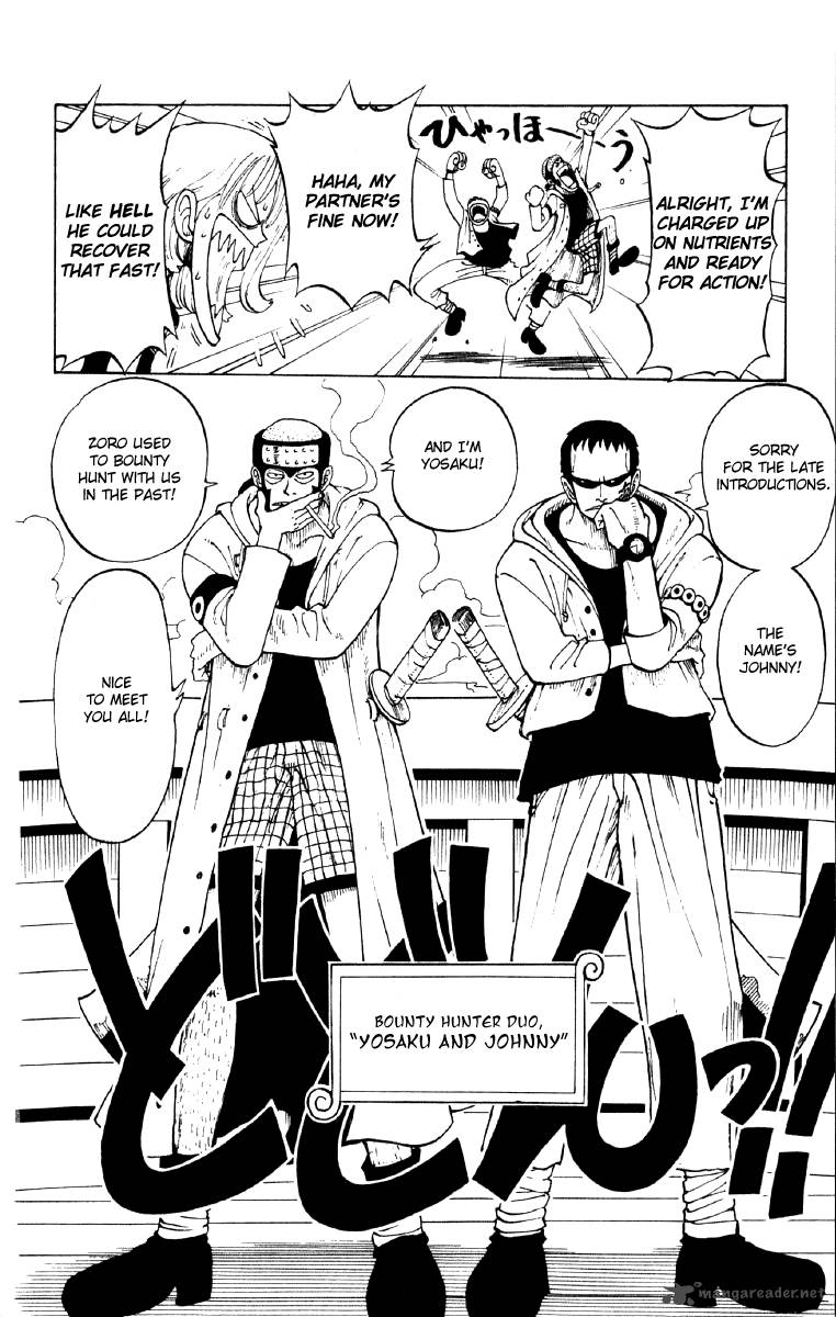 One Piece Chapter 42 page 16 - Chapter 42: Yosaku and Johnny