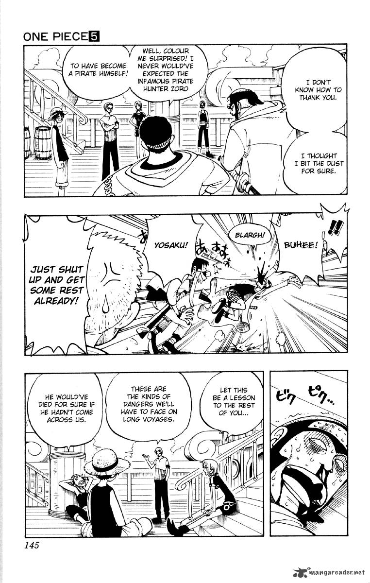 One Piece Chapter 42 page 17 - Chapter 42: Yosaku and Johnny