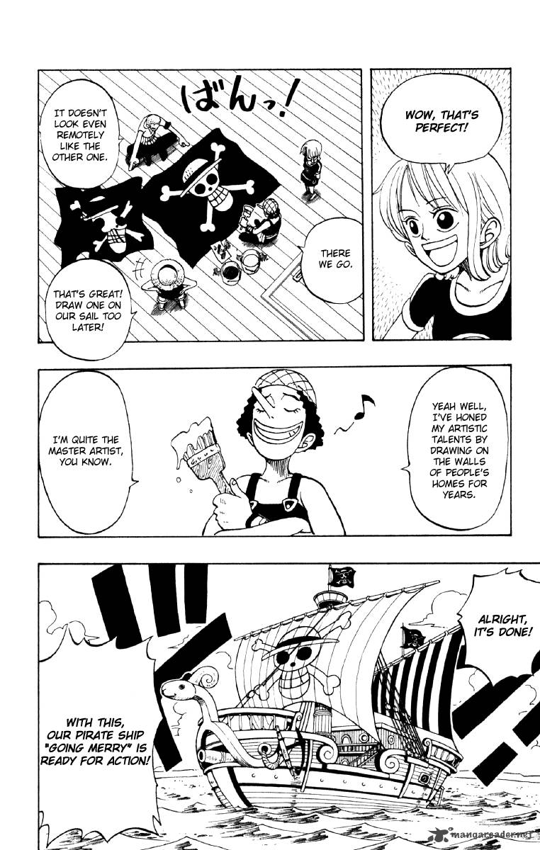 One Piece Chapter 42 page 4 - Chapter 42: Yosaku and Johnny