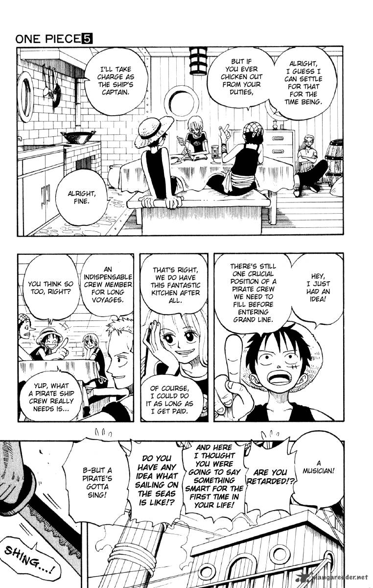 One Piece Chapter 42 page 7 - Chapter 42: Yosaku and Johnny