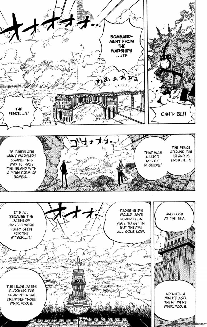 One Piece Chapter 420 page 16 - Chapter 420: Buster Call