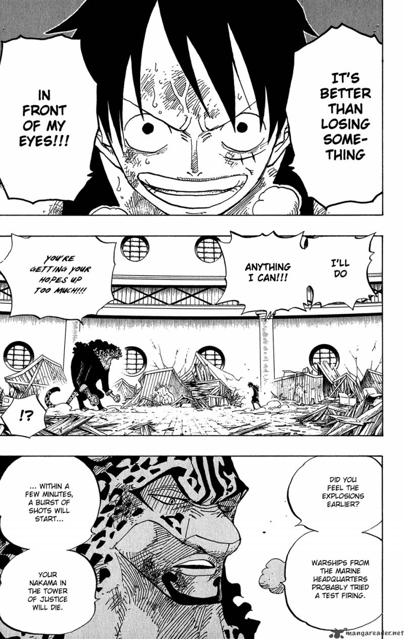 One Piece Chapter 420 page 24 - Chapter 420: Buster Call