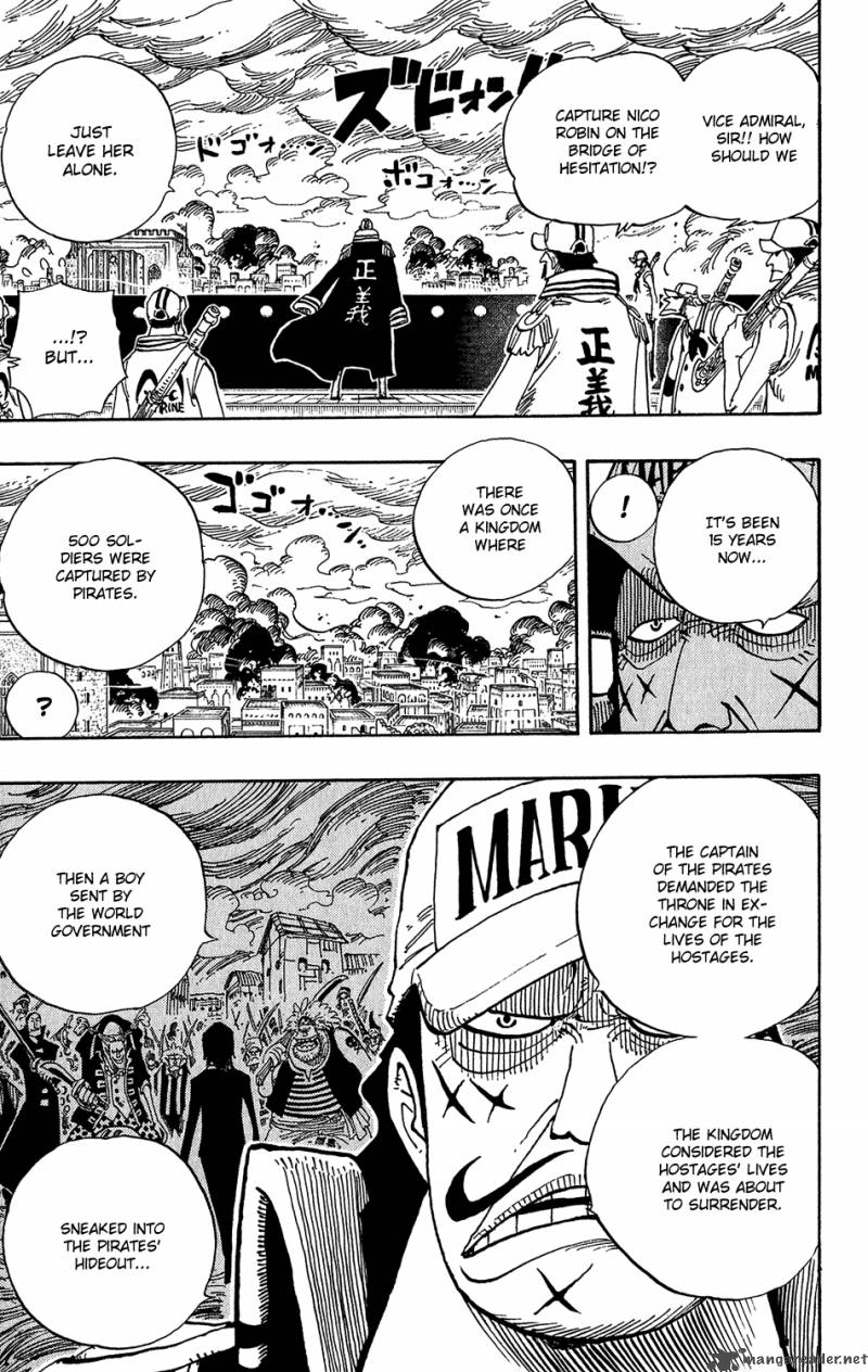 One Piece Chapter 422 page 3 - Chapter 422: Rob Lucci