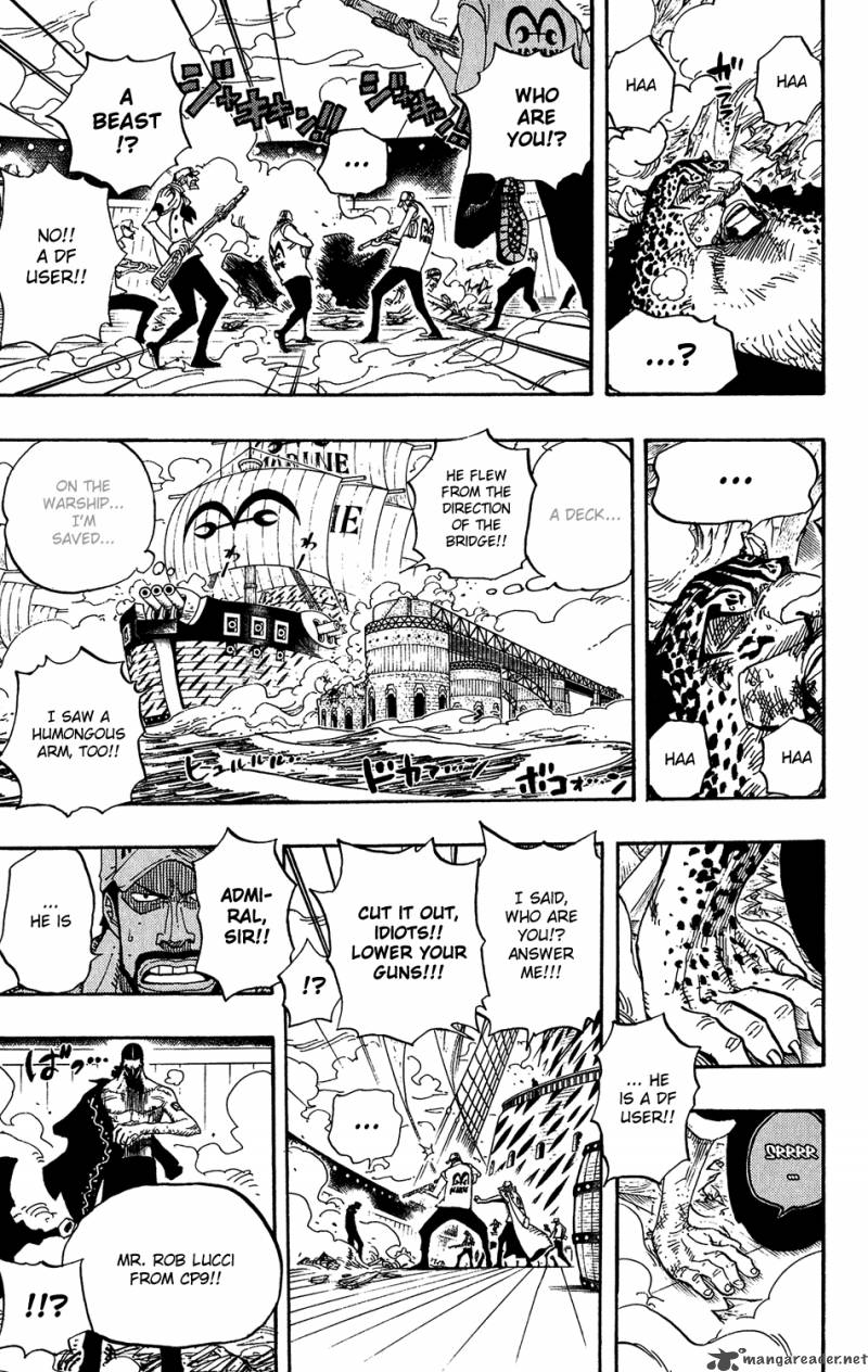 One Piece Chapter 422 page 9 - Chapter 422: Rob Lucci
