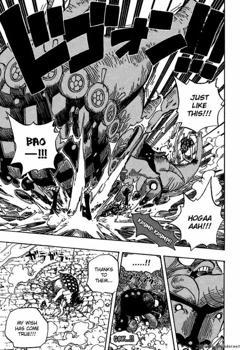 One Piece manga, chapter 423, page 12 of 22