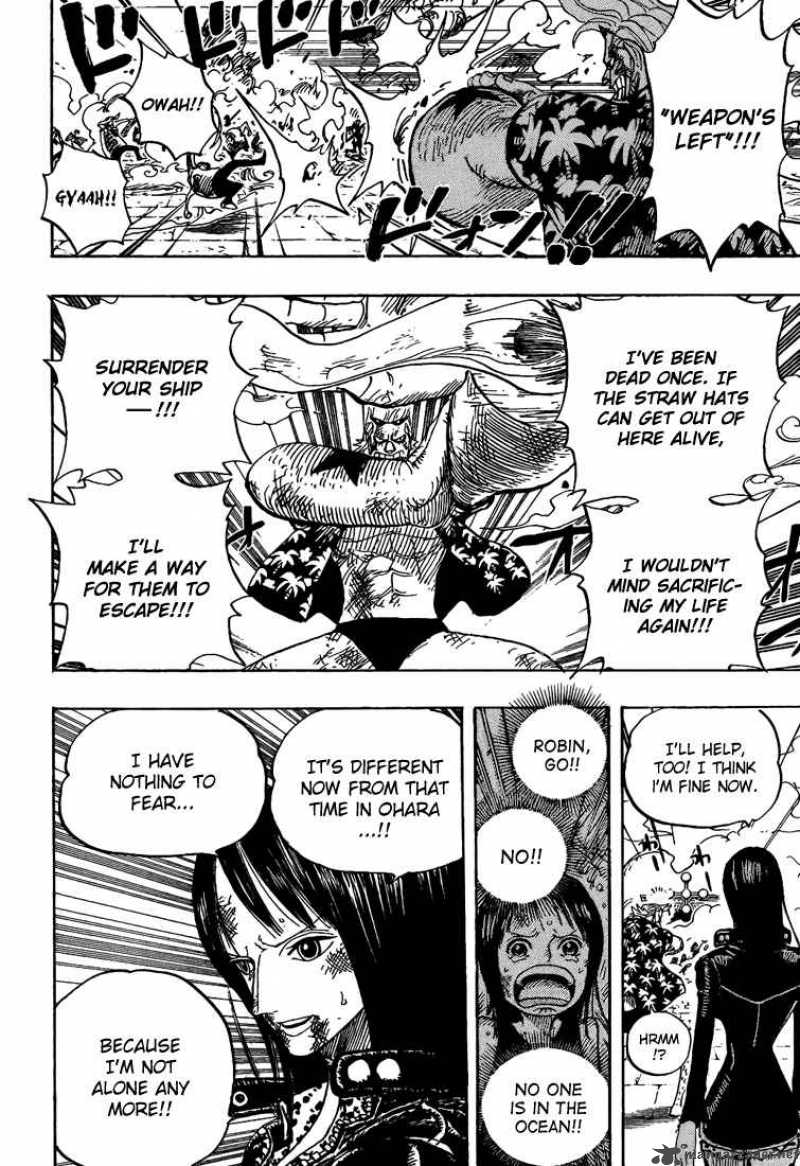One Piece manga, chapter 423, page 13 of 22