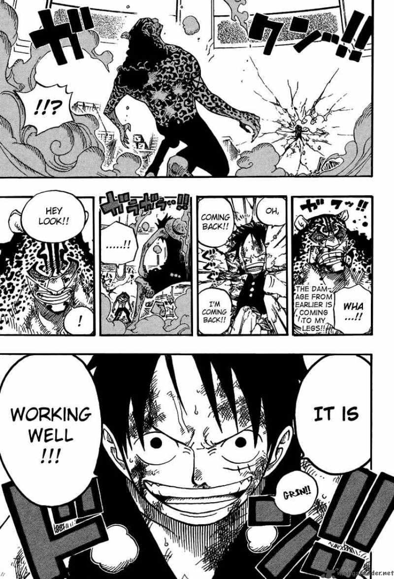 One Piece manga, chapter 423, page 16 of 22
