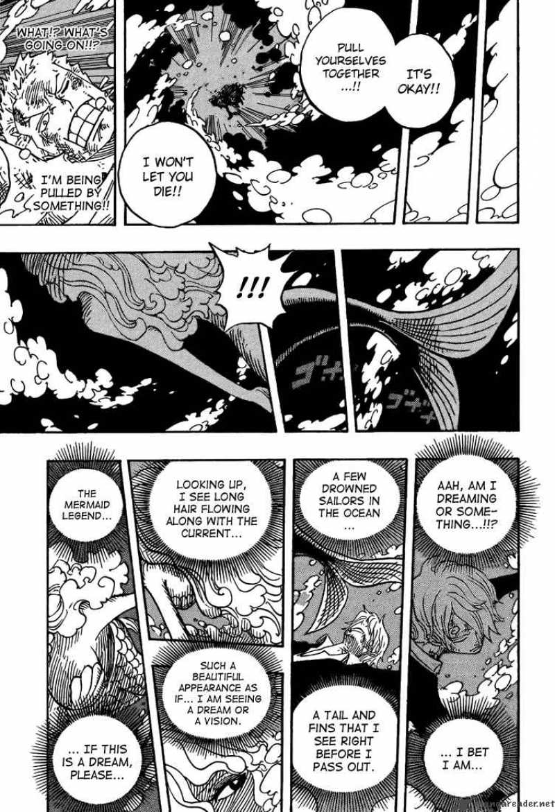 One Piece manga, chapter 423, page 18 of 22