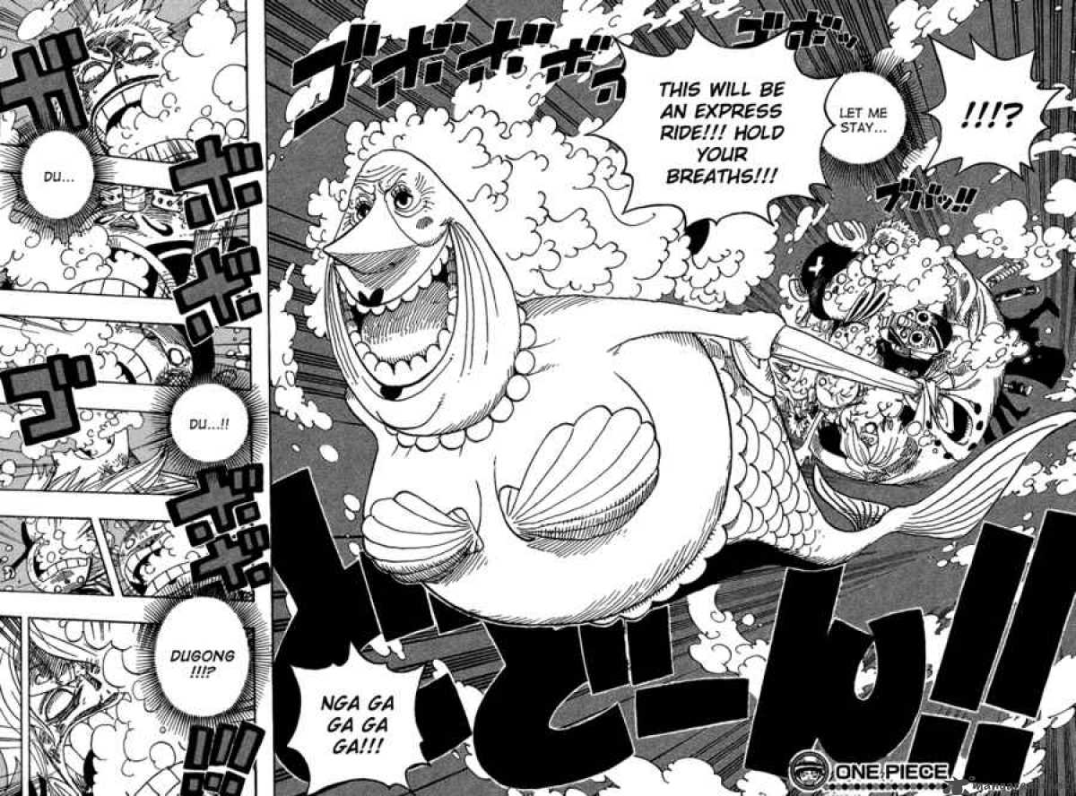 One Piece manga, chapter 423, page 19 of 22