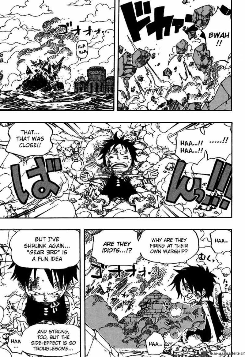 One Piece manga, chapter 423, page 4 of 22