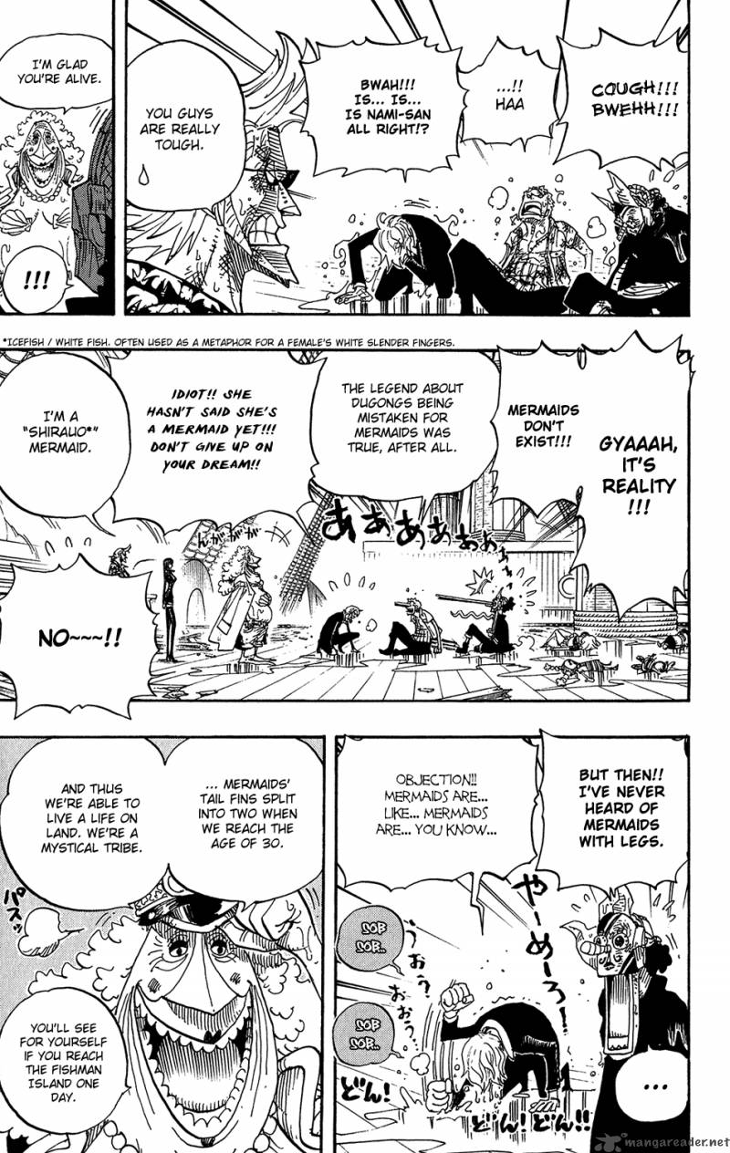 One Piece Chapter 424 page 10 - Chapter 424: Escape Ship