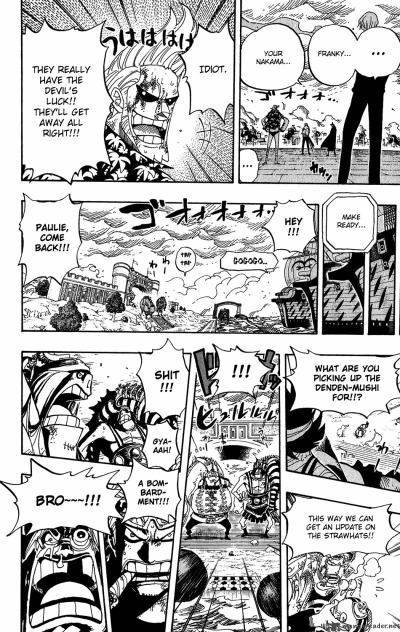 One Piece Chapter 424 page 15 - Chapter 424: Escape Ship