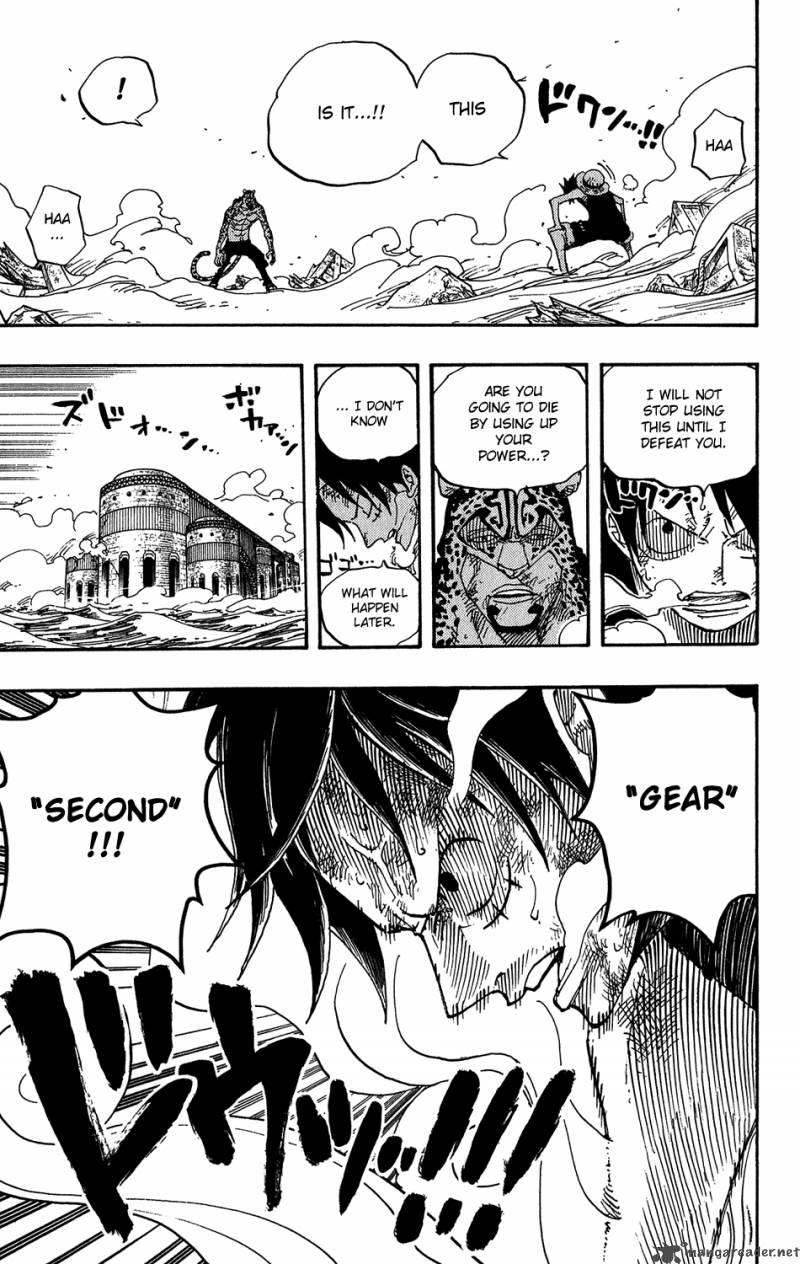 One Piece Chapter 424 page 18 - Chapter 424: Escape Ship