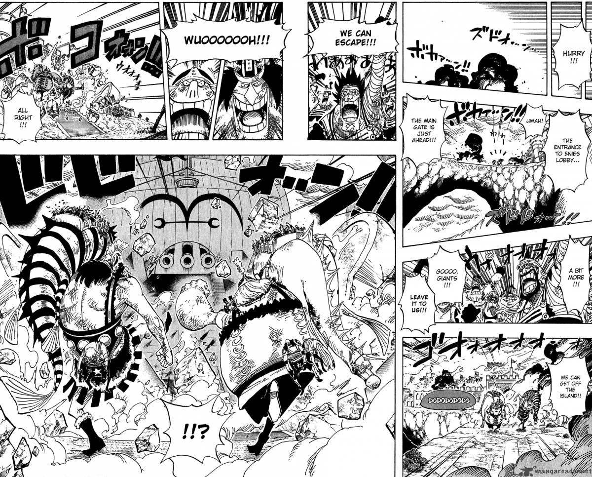 One Piece Chapter 424 page 4 - Chapter 424: Escape Ship