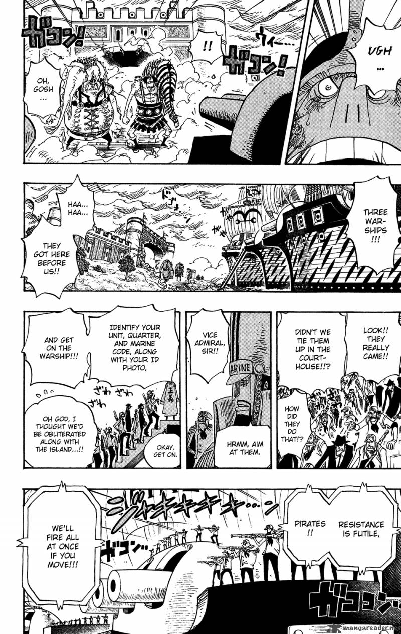 One Piece Chapter 424 page 5 - Chapter 424: Escape Ship