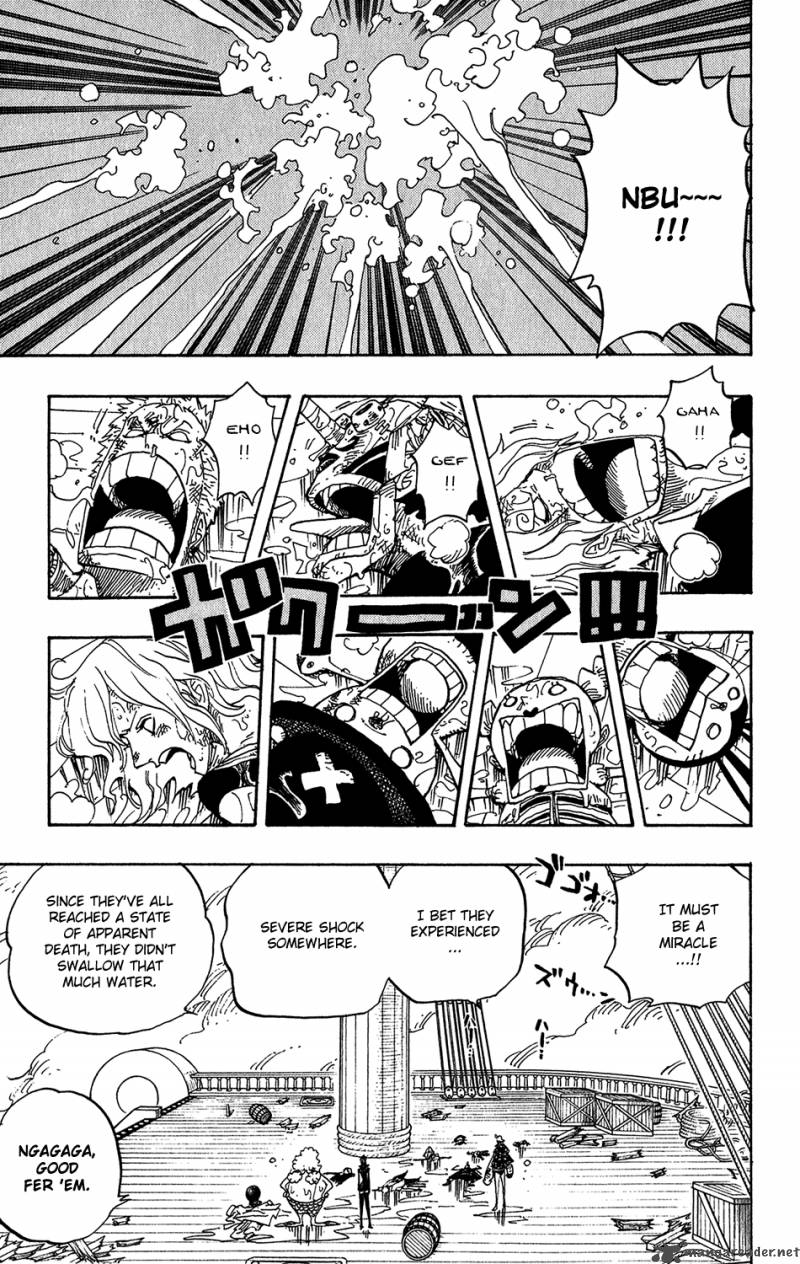 One Piece Chapter 424 page 8 - Chapter 424: Escape Ship