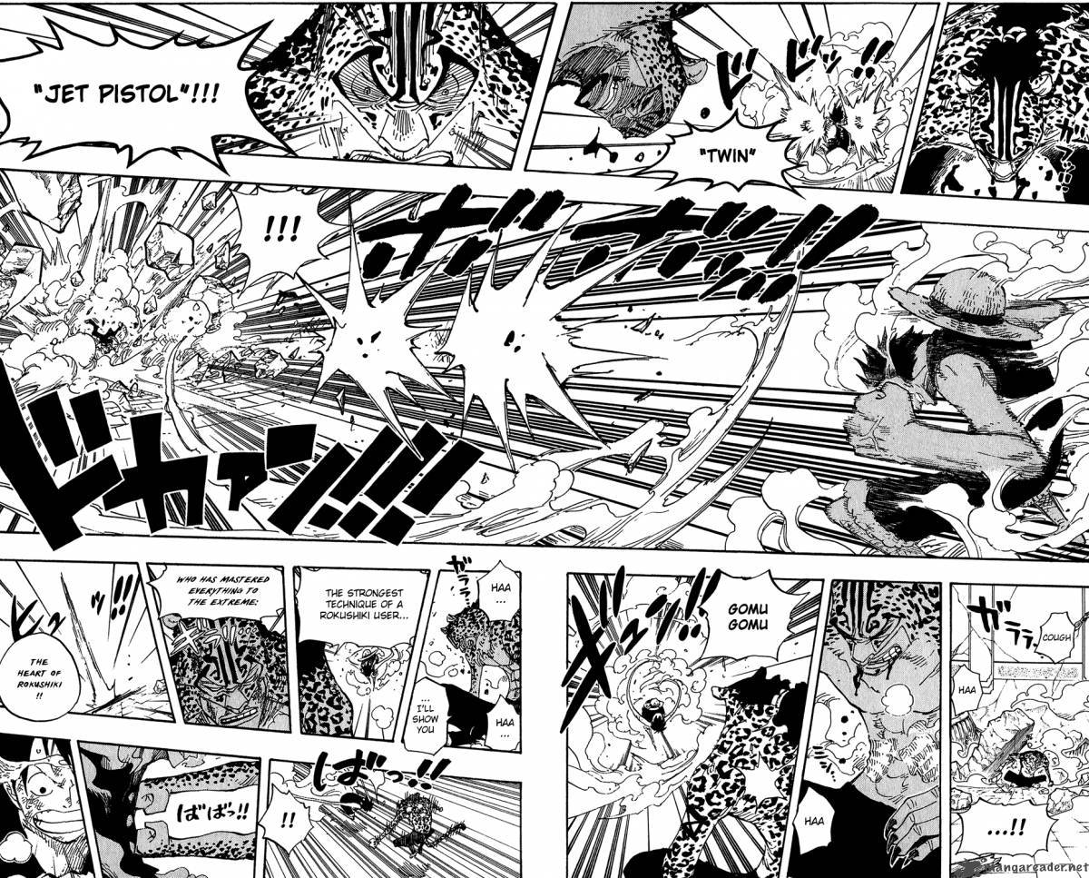 One Piece Chapter 425 page 13 - Chapter 425: Bridge of Mortal Combat