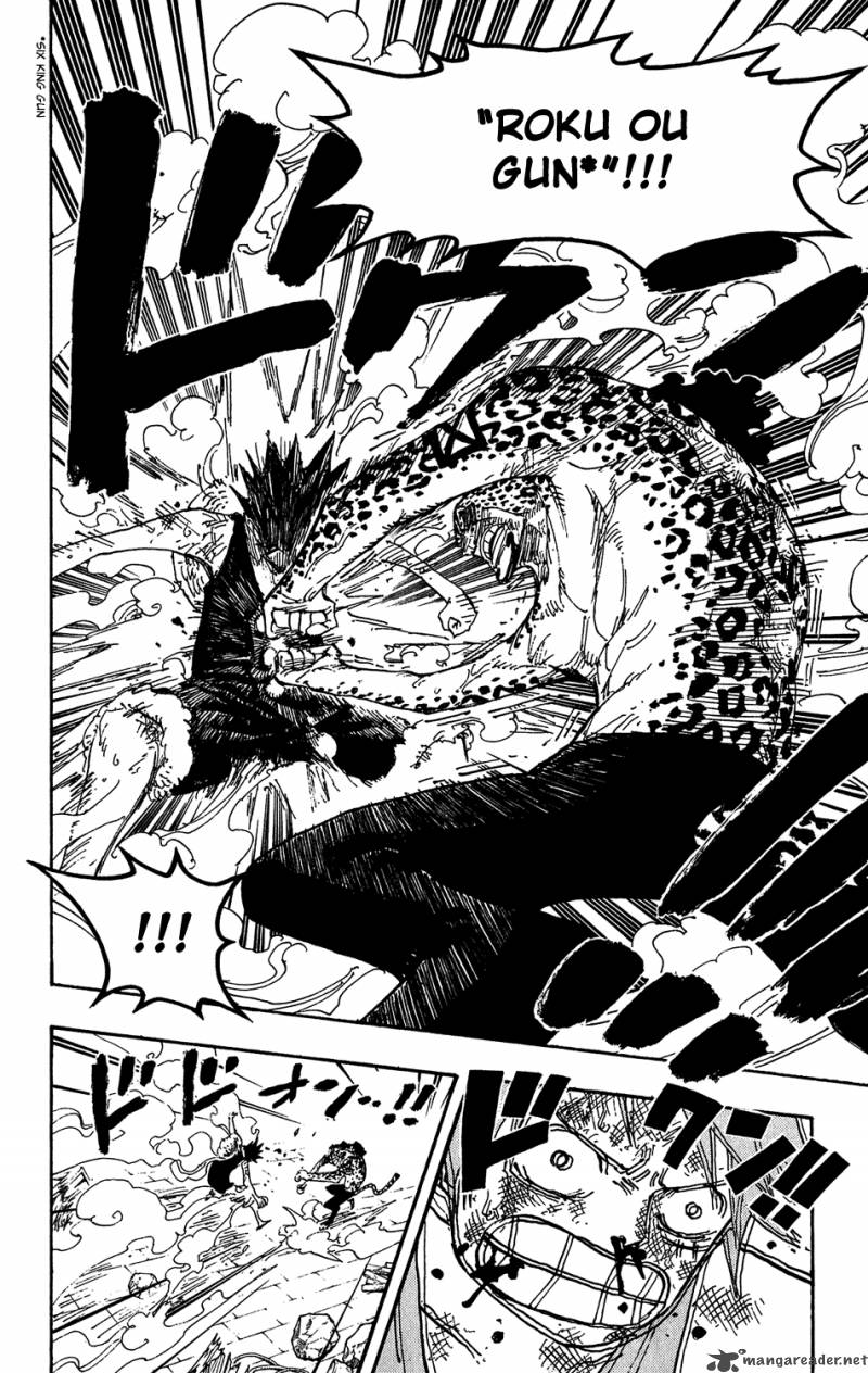 One Piece Chapter 425 page 14 - Chapter 425: Bridge of Mortal Combat