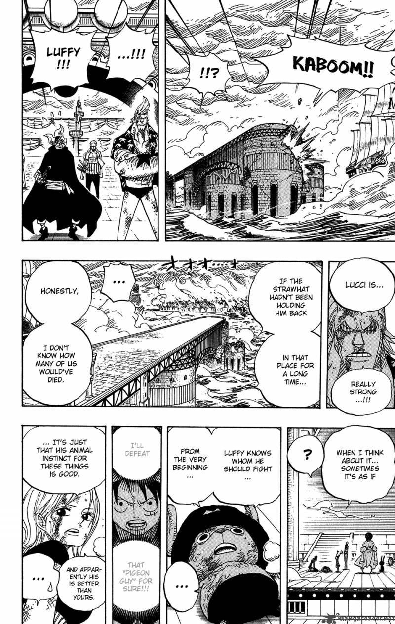 One Piece Chapter 425 page 16 - Chapter 425: Bridge of Mortal Combat