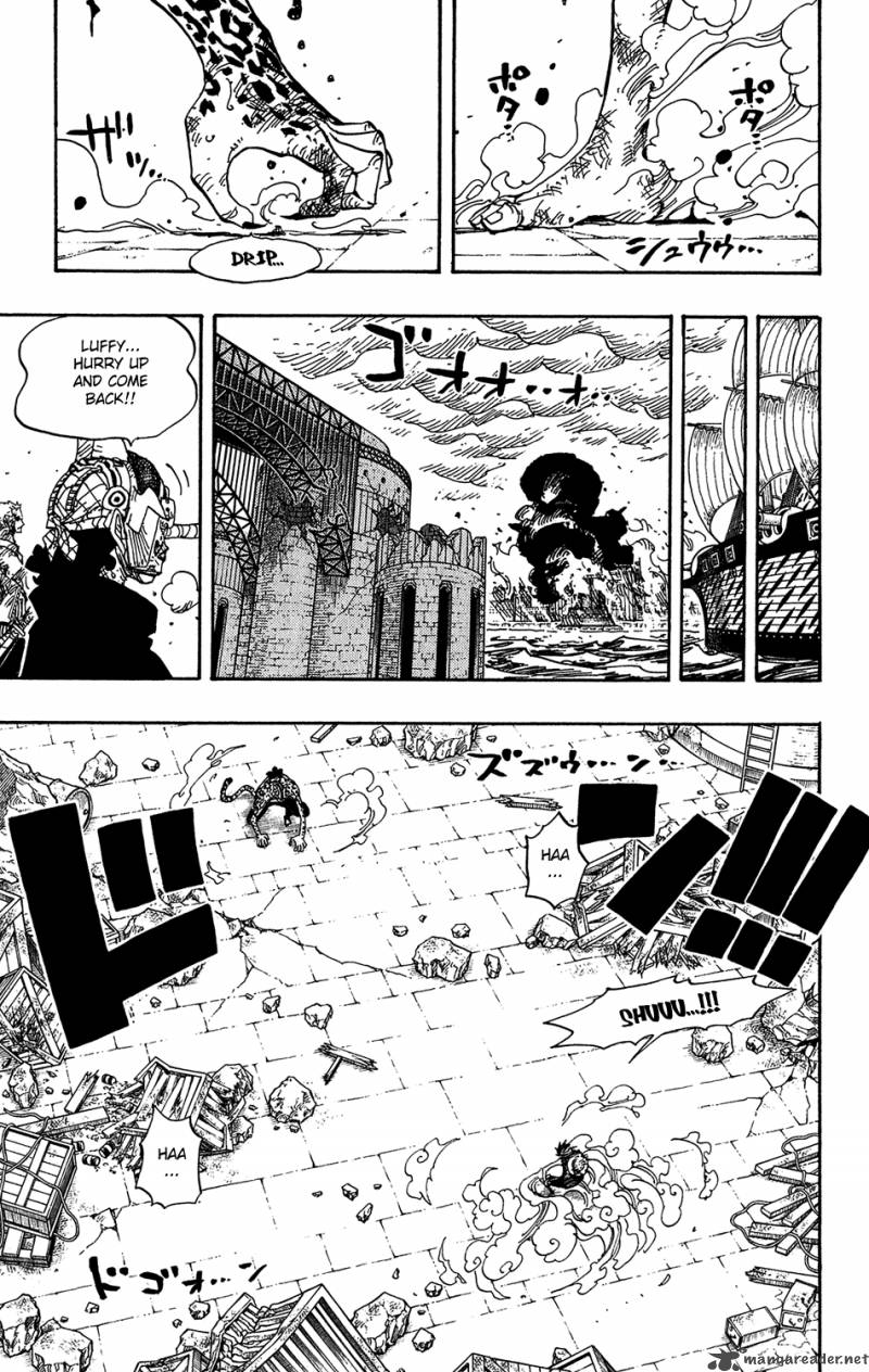 One Piece Chapter 425 page 3 - Chapter 425: Bridge of Mortal Combat