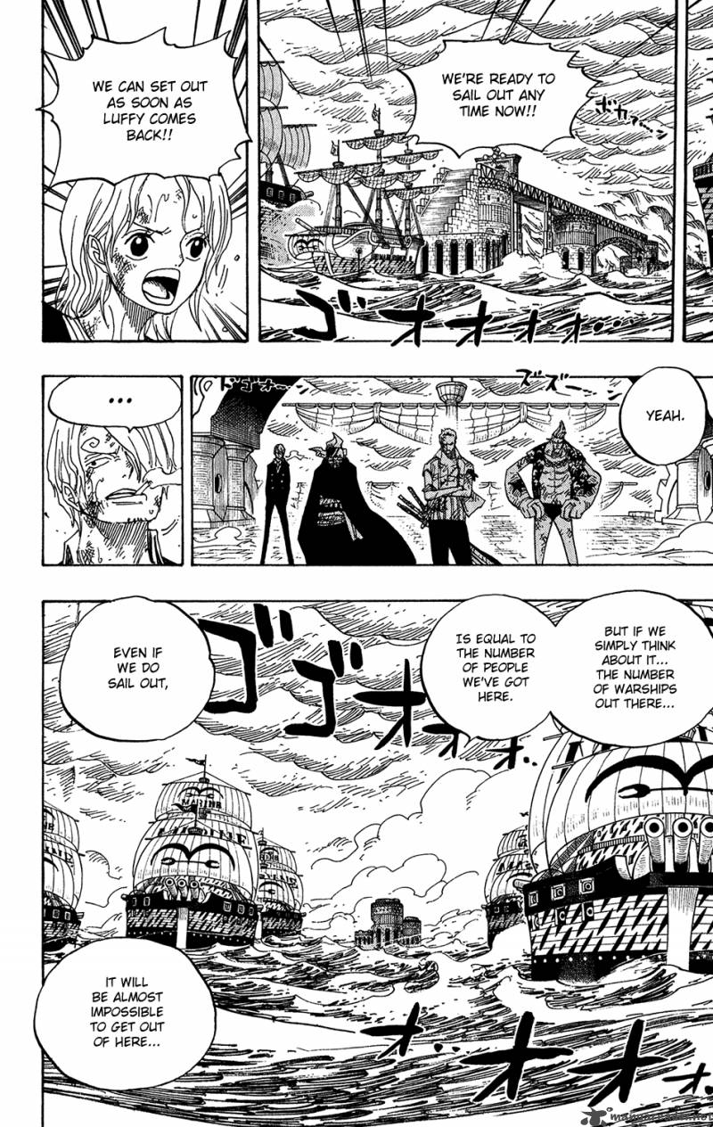One Piece Chapter 425 page 4 - Chapter 425: Bridge of Mortal Combat