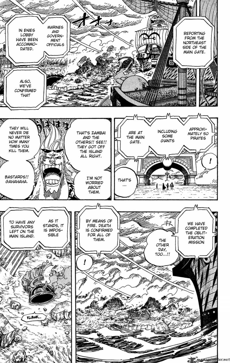 One Piece Chapter 425 page 5 - Chapter 425: Bridge of Mortal Combat