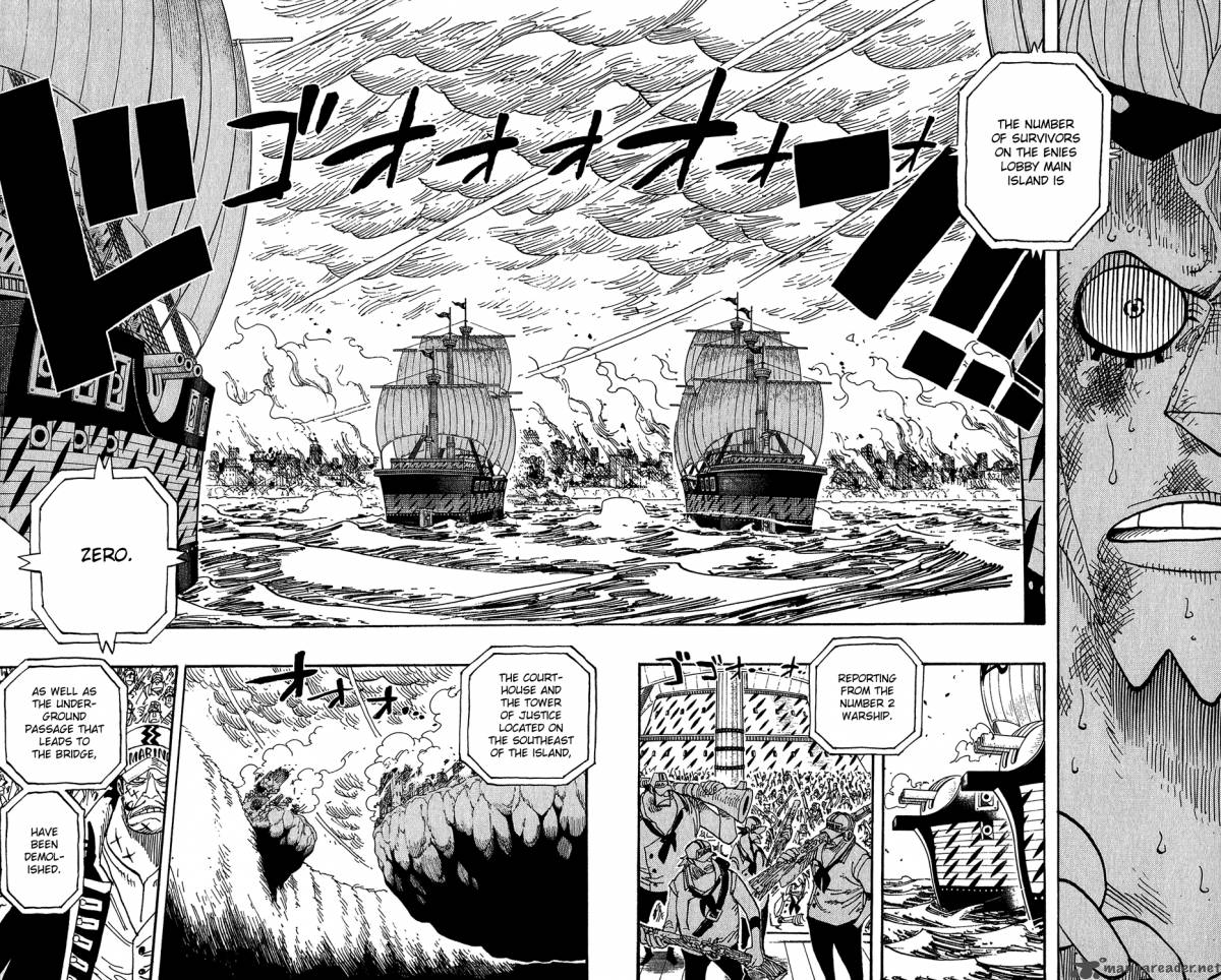 One Piece Chapter 425 page 6 - Chapter 425: Bridge of Mortal Combat