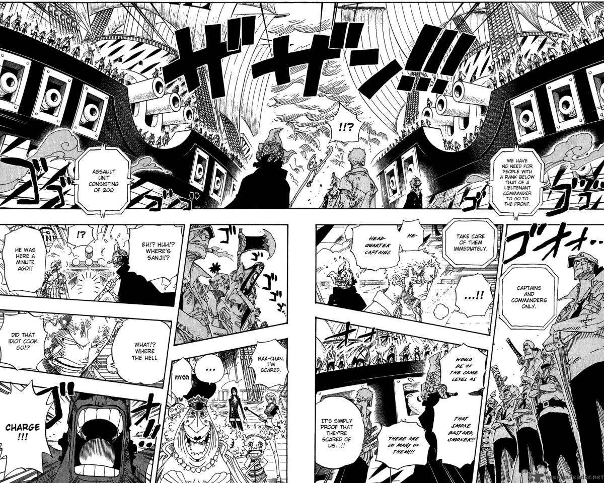One Piece Chapter 426 page 10 - Chapter 426: A Ship Waiting for Wind