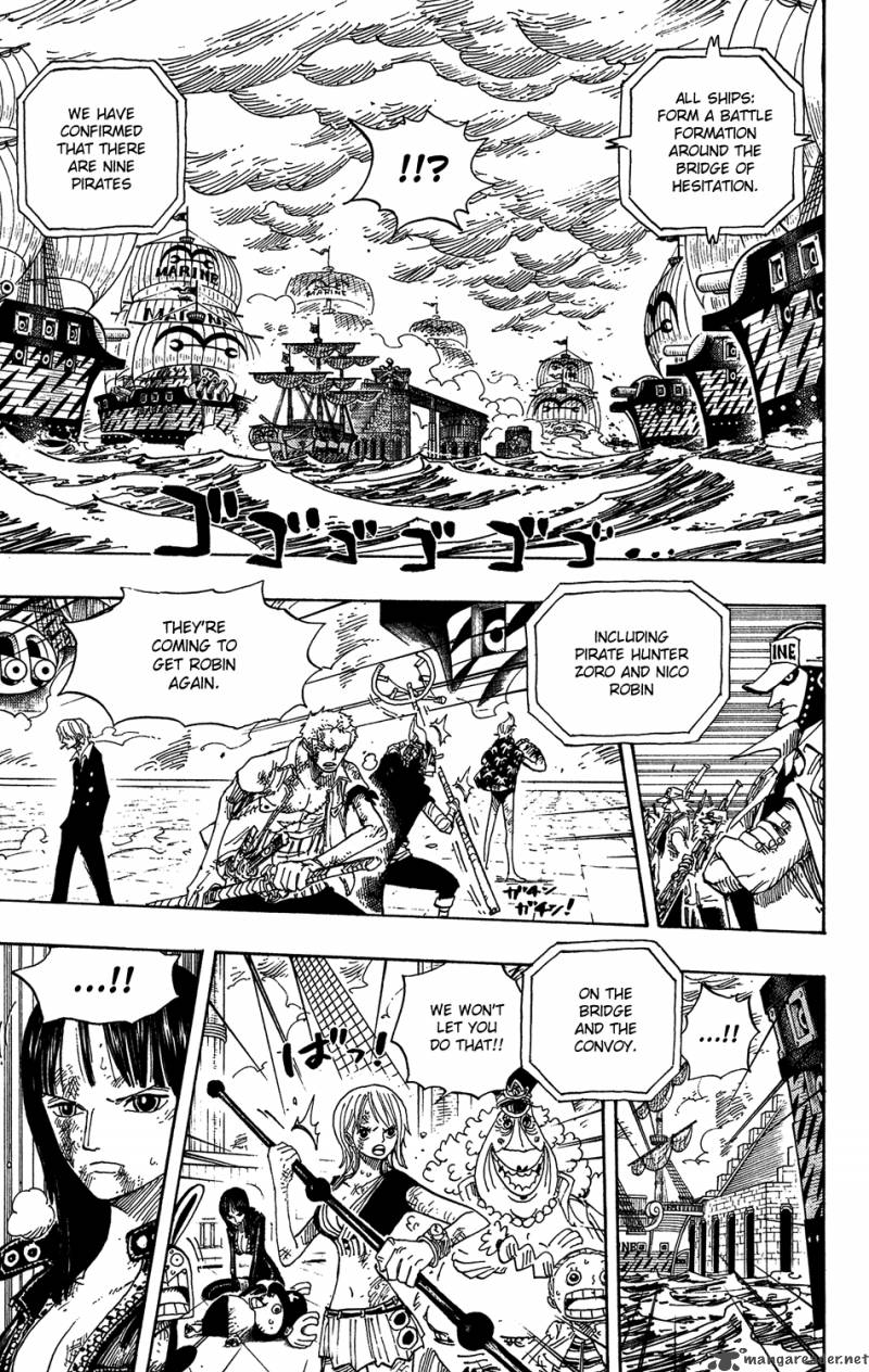 One Piece Chapter 426 page 5 - Chapter 426: A Ship Waiting for Wind