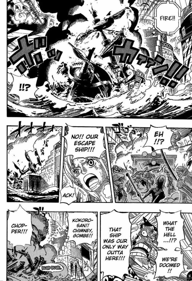 One Piece Chapter 428 page 10 - Chapter 428: Let's Go Back