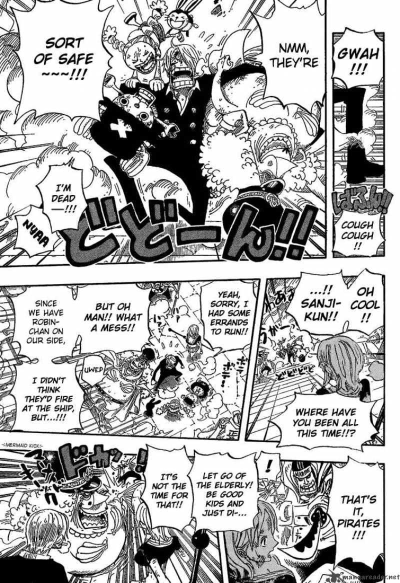 One Piece Chapter 428 page 11 - Chapter 428: Let's Go Back