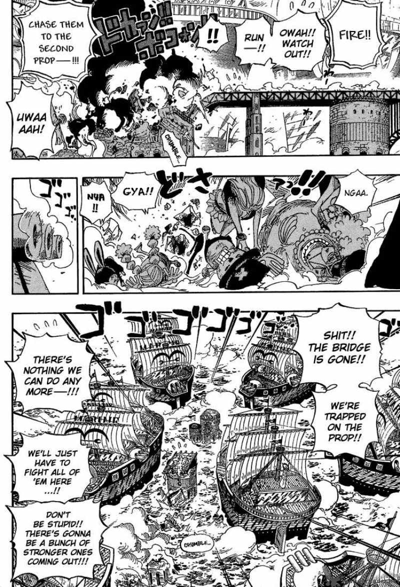 One Piece Chapter 428 page 12 - Chapter 428: Let's Go Back