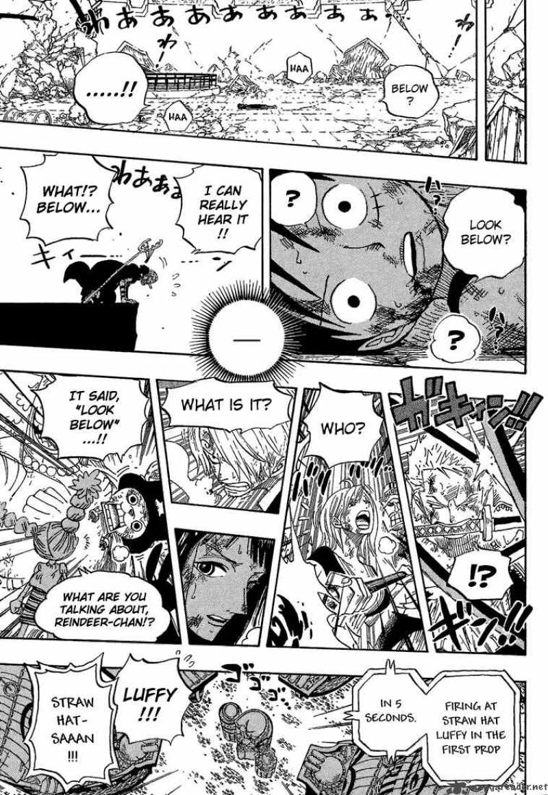 One Piece Chapter 428 page 15 - Chapter 428: Let's Go Back