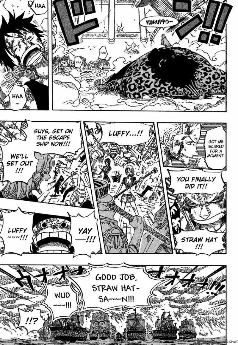 One Piece Chapter 428 page 3 - Chapter 428: Let's Go Back