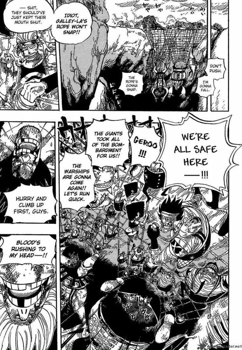 One Piece Chapter 428 page 5 - Chapter 428: Let's Go Back