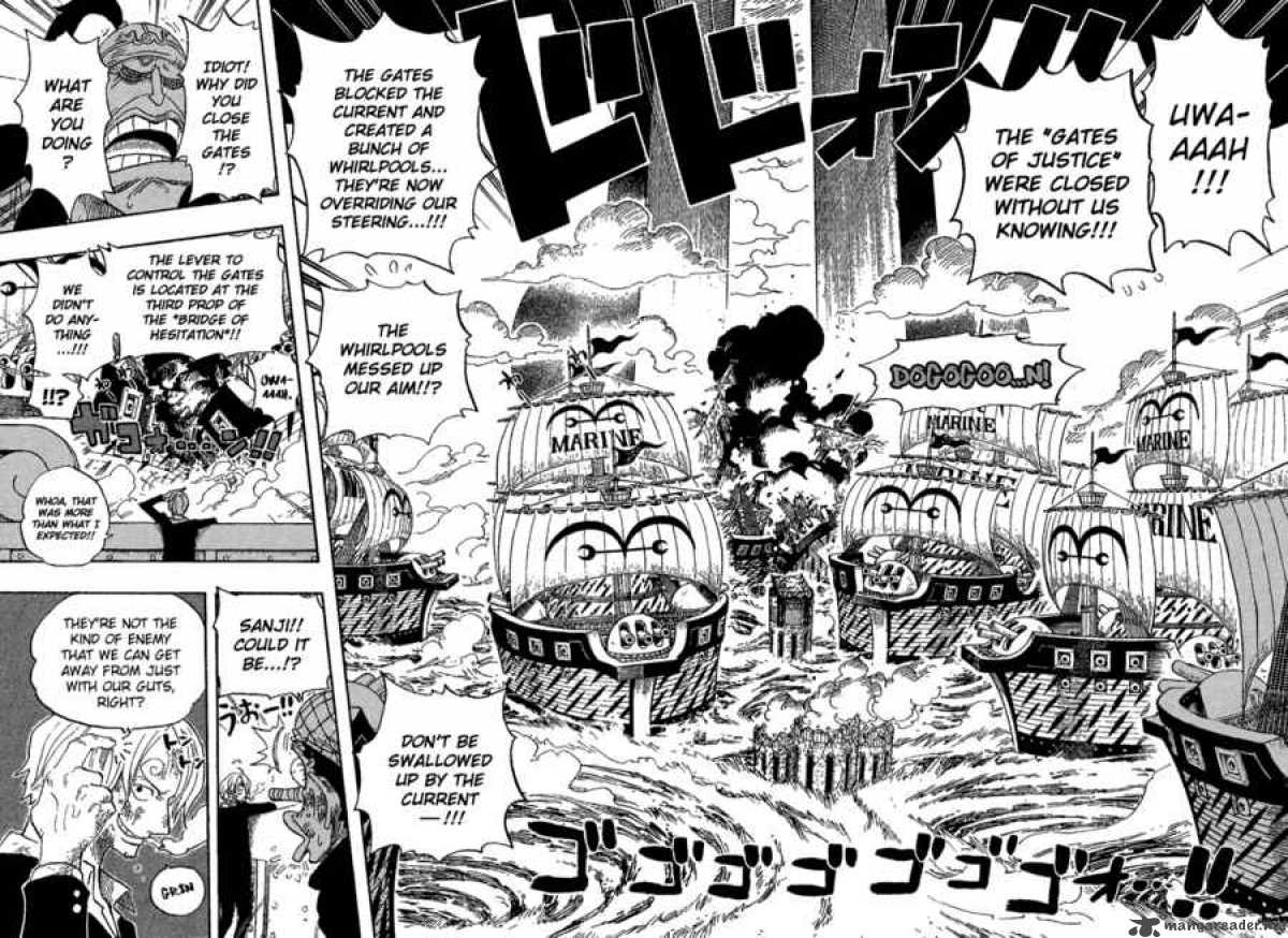 One Piece Chapter 429 page 8 - Chapter 429: Utter Defeat