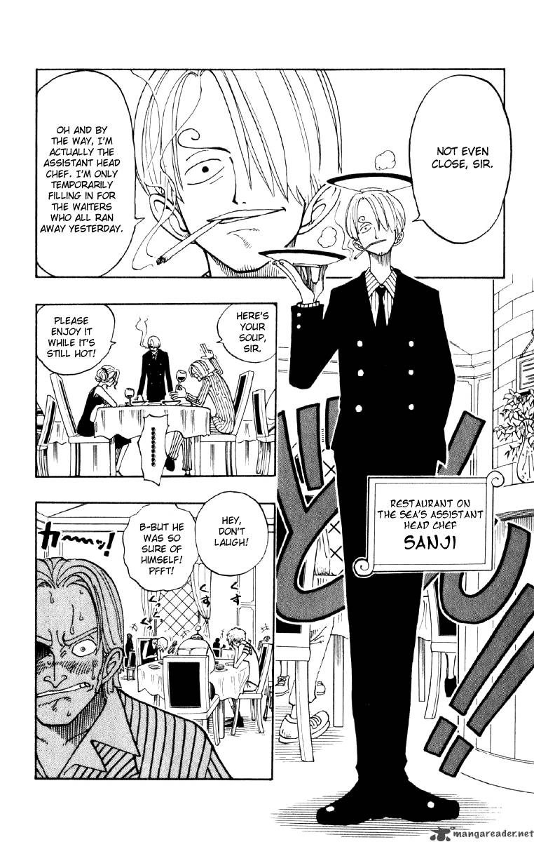 One Piece Chapter 43 page 12 - Chapter 43: Introducing Sanji