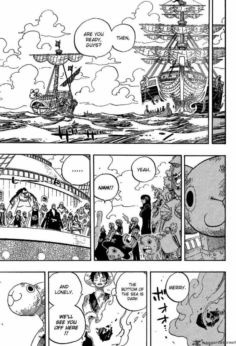 One Piece manga, chapter 430, page 12 of 23
