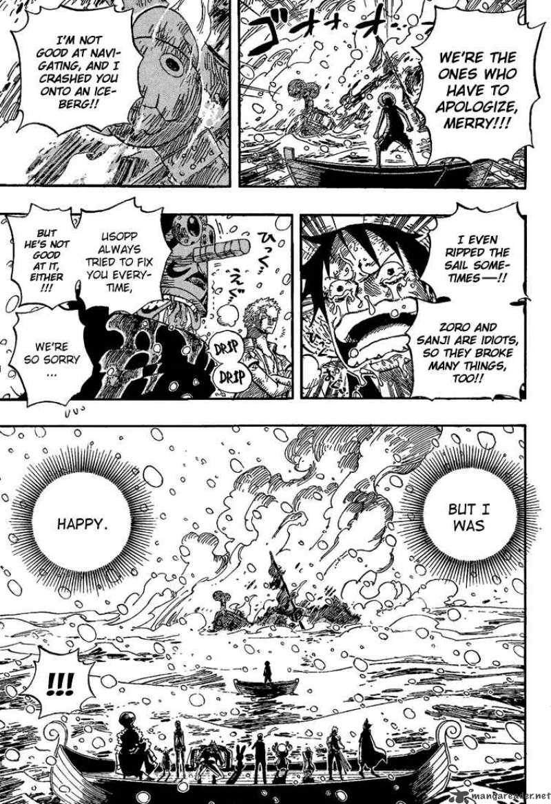 One Piece manga, chapter 430, page 18 of 23