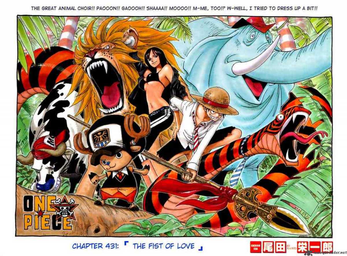One Piece Chapter 431 page 2 - Chapter 431: Fist of Love