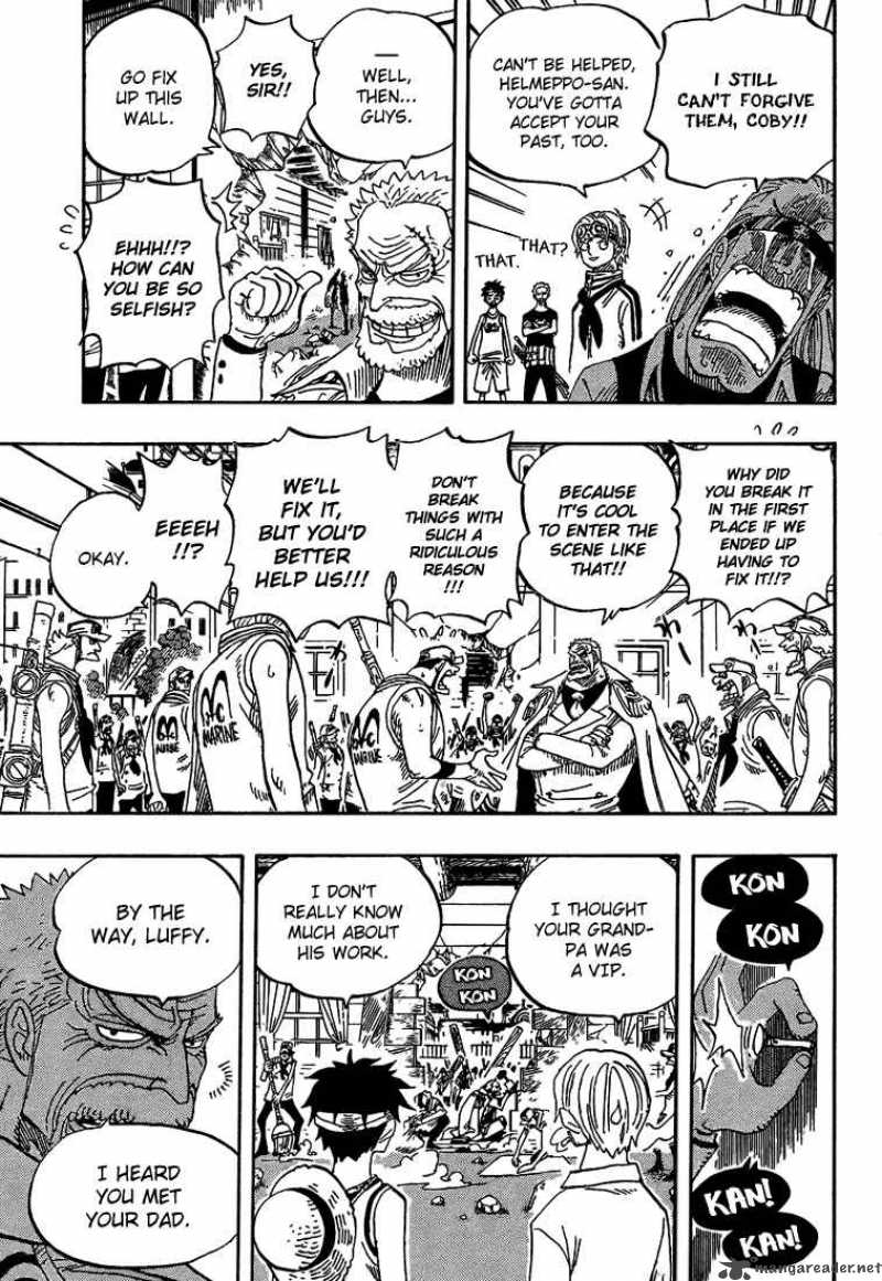 One Piece Chapter 432 page 15 - Chapter 432: Jack-in-the-Box