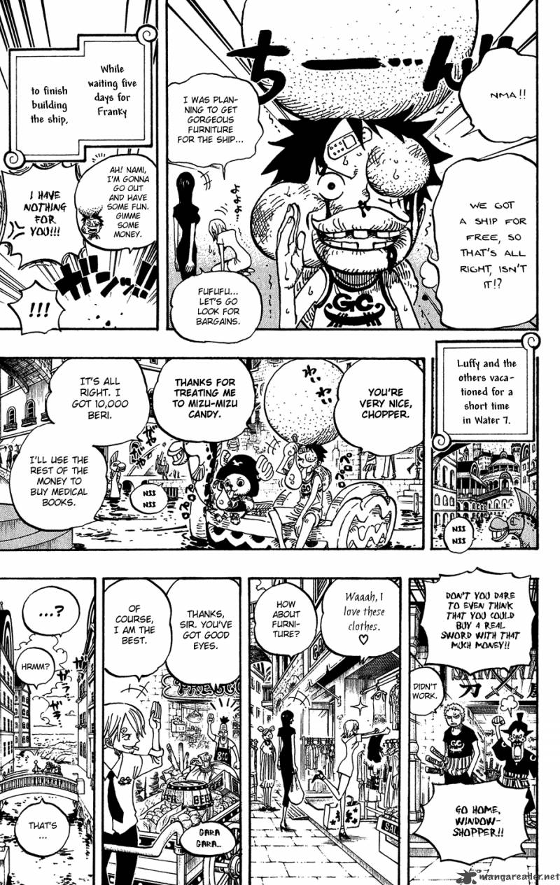 One Piece Chapter 435 page 7 - Chapter 435: You Have My Sympathies
