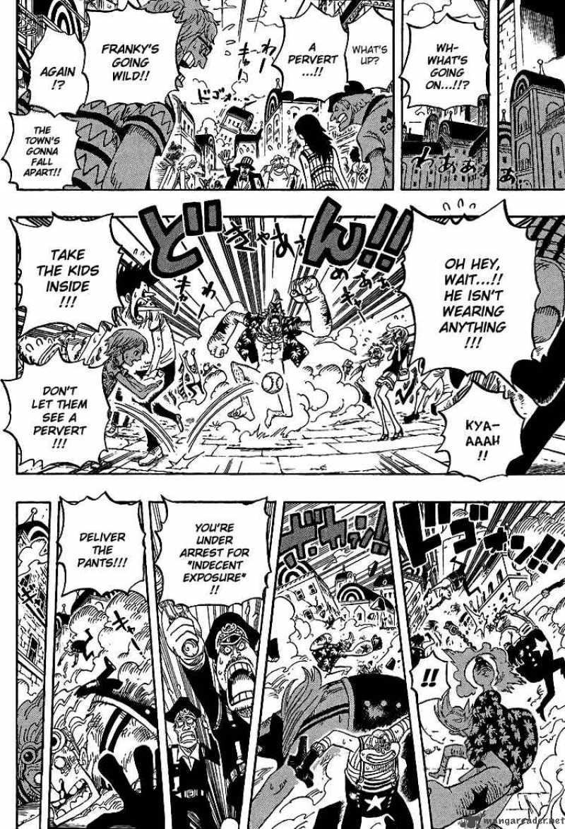 One Piece Chapter 436 page 13 - Chapter 436: Pants from Franky House