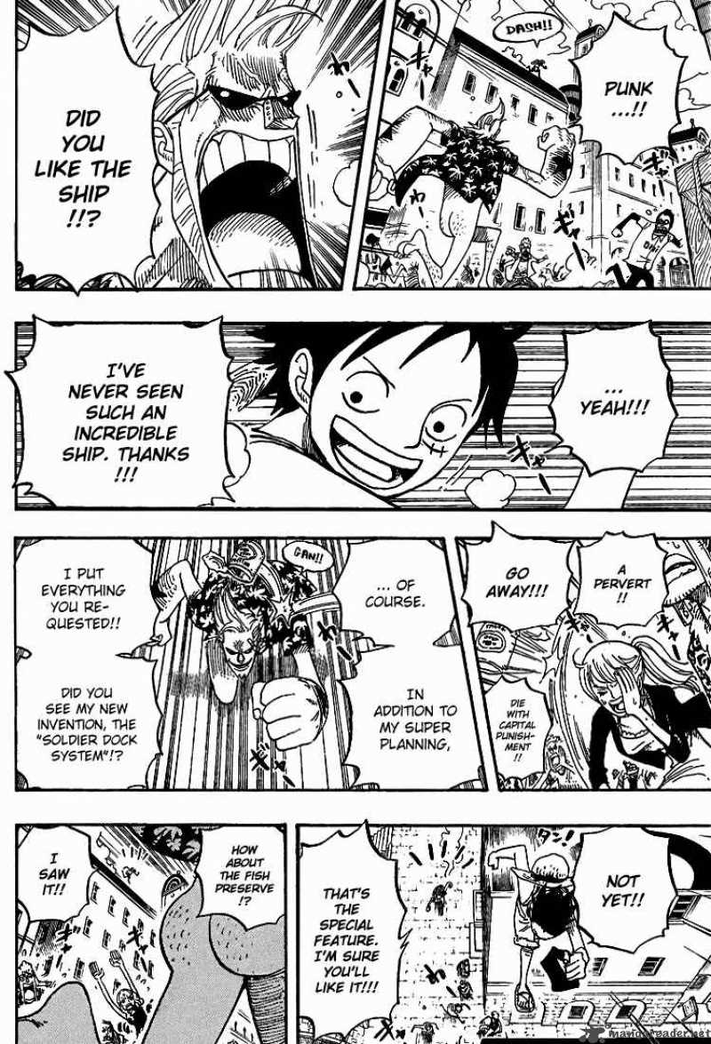 One Piece Chapter 436 page 15 - Chapter 436: Pants from Franky House