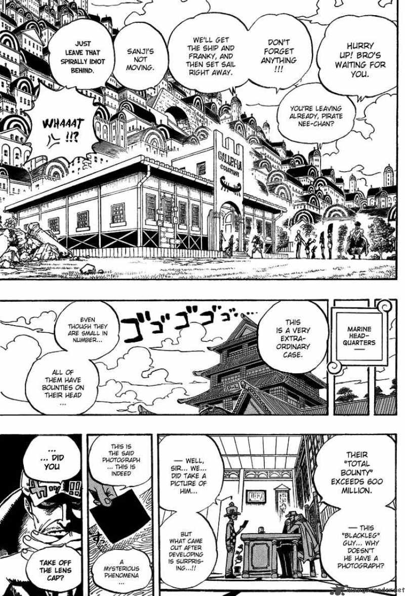 One Piece Chapter 436 page 3 - Chapter 436: Pants from Franky House
