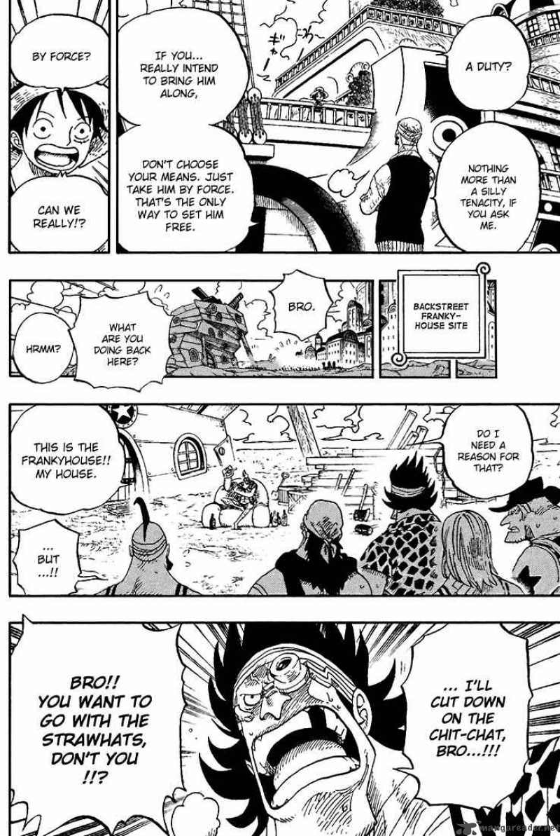 One Piece Chapter 436 page 9 - Chapter 436: Pants from Franky House