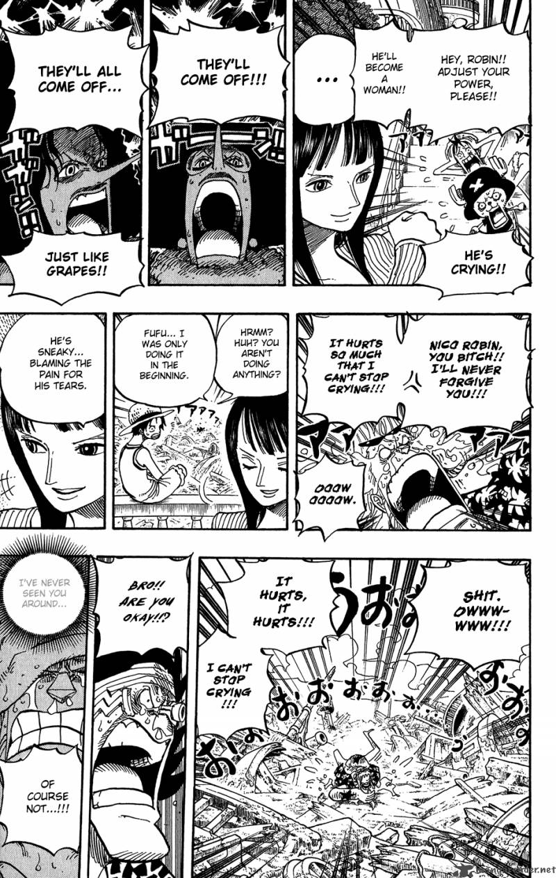 One Piece Chapter 437 page 13 - Chapter 437: Naked But Great