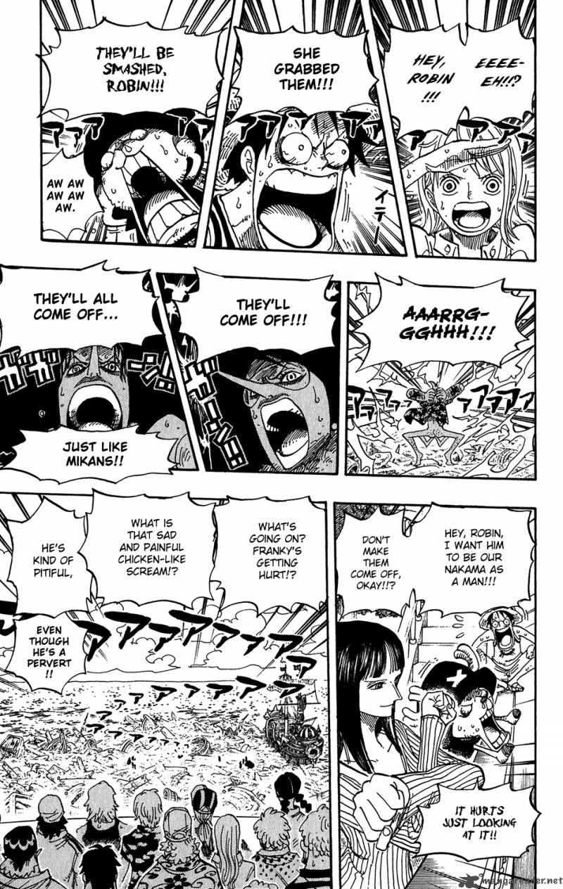One Piece Chapter 437 page 5 - Chapter 437: Naked But Great