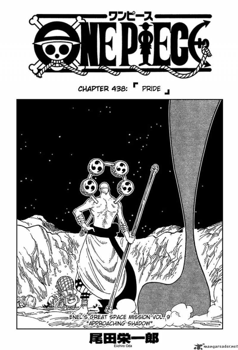 One Piece Chapter 438 page 1 - Chapter 438: Pride