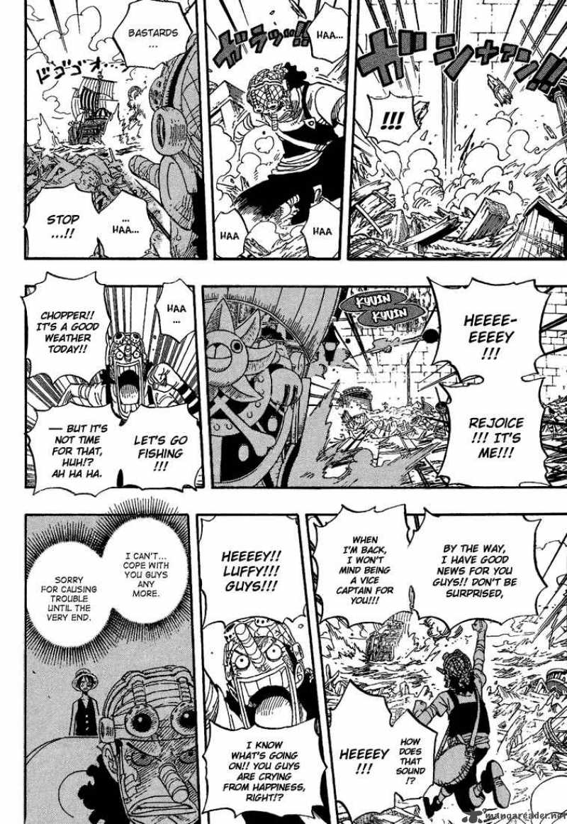 One Piece Chapter 438 page 14 - Chapter 438: Pride